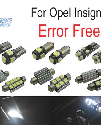 KIT 12 LAMPADE LED INTERNE OPEL INSIGNIA SEDAN BER
