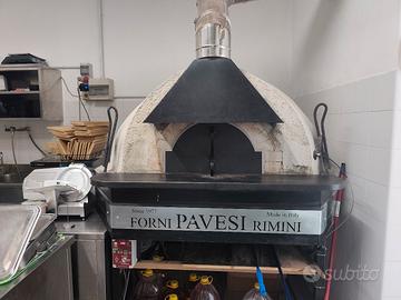 forno pizzeria Pavesi Rimini legna gas +bruciatore