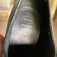 Scarpe pelle nera Scholl Memory cushion 39