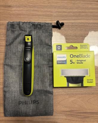 Philips one blade rasoio elettrico + 5 lame