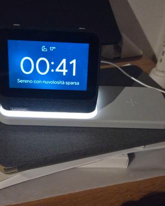 Lenovo Smart Clock 2 con Dock di Ricarica Wireless