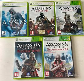 Collezione Asdassin’s Creed Xbox 360