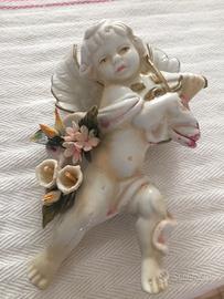 Angioletto in porcellana Capodimonte