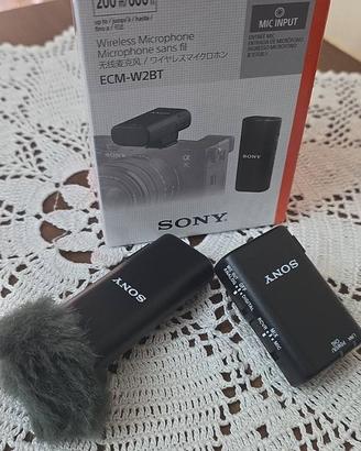 Sony ECM-W2BT - Microfono Wireless con connessione