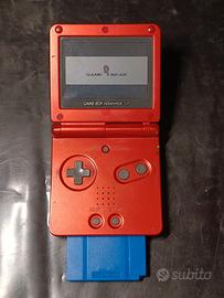 Nintendo Game Boy Advance SP AGS-001 Rosso gba