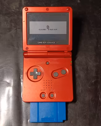 Nintendo Game Boy Advance SP AGS-001 Rosso gba