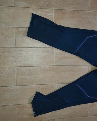 pantalone tuta ginnica   blu adidas tg.xl