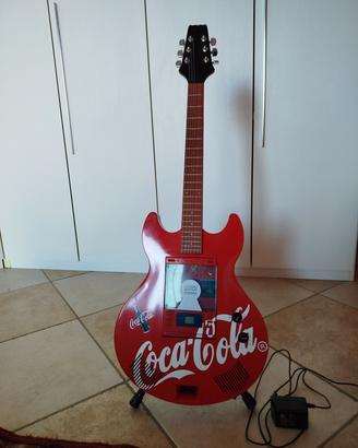 chitarra radio CD coca cola