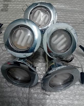 Set 5 Faretti da incasso Imperia Come Nuovo 