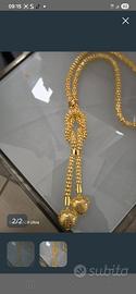 collane bigiotteria color oro