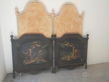 Testiera e pediera letto 
