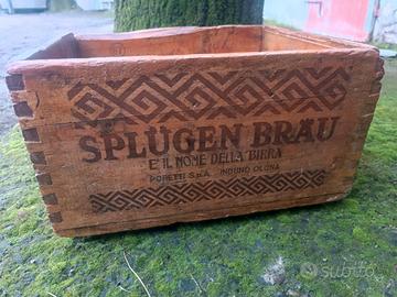 Cassa birra in legno