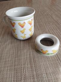 Tazza + porta uovo