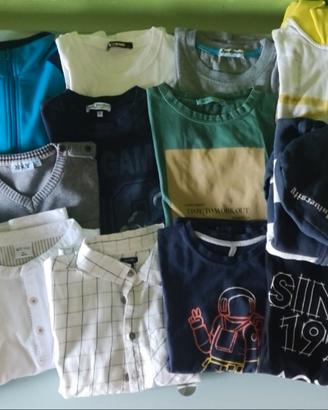 Lotto abbigliamento invernale per bambino 10 anni 