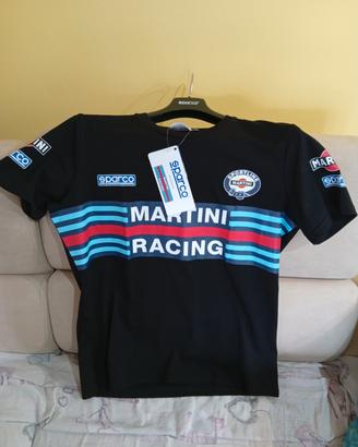 T-Shirt Sparco Martini M Racing nera 