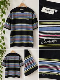 Carhartt T-shirt a righe – Taglia M cropped