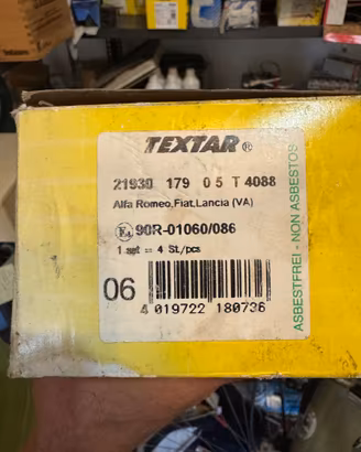 TEXTAR ricambio freni Alfa Romeo Fiat Lancia nuovo