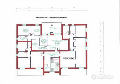 Appartamento di 138 m² con 5 locali e box auto a S