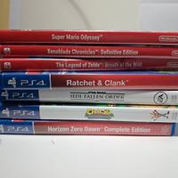 misto giochi ps4 e switch SOLO BASILICATA