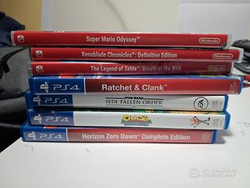 misto giochi ps4 e switch SOLO BASILICATA