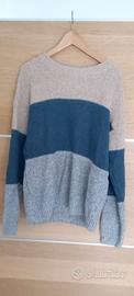 Maglione lungo con spalle cadenti