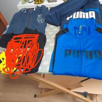 vestiti felpe maglie maniche lunghe 9-10 anni bamb