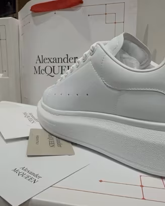 Alexander McQueen oversized 40 eu bianche+ box set