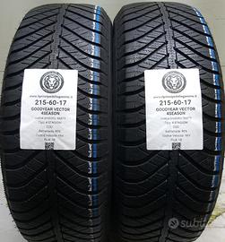 2 GOMME 215 60 17 GOODYEAR A66873