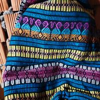 Sacca Messicana tessuto cotone lavorato a mano