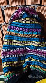Sacca Messicana tessuto cotone lavorato a mano