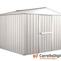Box porta attrezzi in lamiera 276x260 bianco
