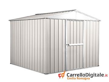 Box porta attrezzi in lamiera 276x260 bianco