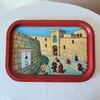 Averna vassoio pubblicitario vintage anni '70