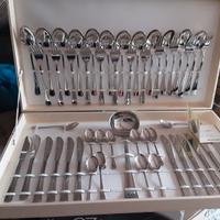 servizio di posate in acciaio inox