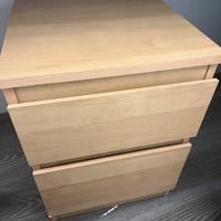 Cassettiera sceivania in legno