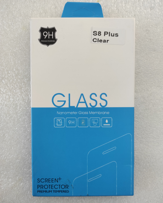 Vetro protettivo Samsung S8 plus clear