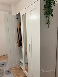 Guardaroba ikea Brimnes 3 ante bianco
