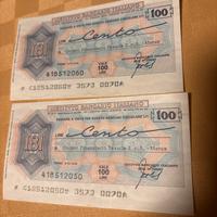 MINI Assegni circolari, ist. banca Italiano 1976