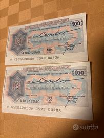 MINI Assegni circolari, ist. banca Italiano 1976