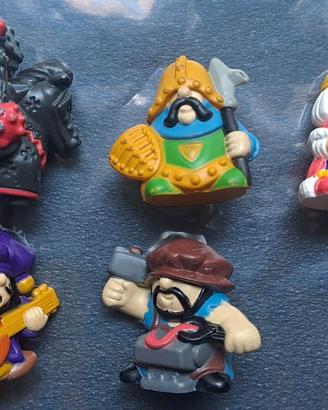 Lotto 5 Personaggi vintage "I MEDIOEVALI" Parmalat