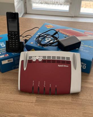 Router Fritz!Box 7490 + cordless Fritz!Fon C5