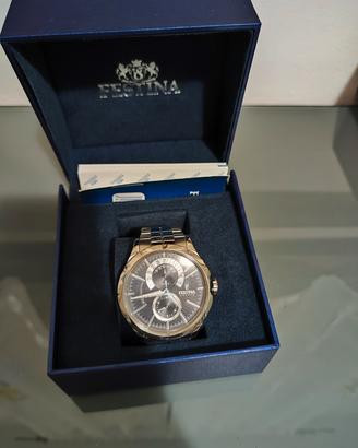 Orologio in acciaio da uomo cronografo Festina

