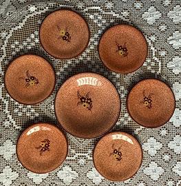 Servizio Piatti Vintage CERGRES Padova - 7 Pezzi
