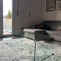 Tavolino Rettangolare in Cristallo Temperato