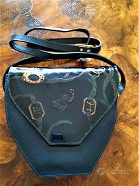 Borsetta TALJA in vera pelle nera