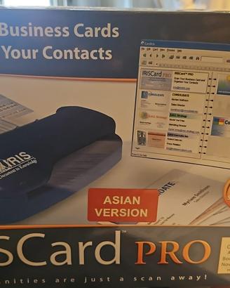 Scanner Biglietti da Visita-IRISCard Pro