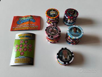 Lotto 45 mini disc Calcio Chips 2008