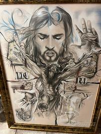 Quadro arte sacra Gesu  95X115