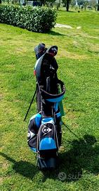 GOLF SACCA  DUNLOP   TRACOLLA CON PIEDI 9 8 7 6 5