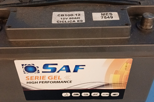 1 batterie al gel prezzo cadauna